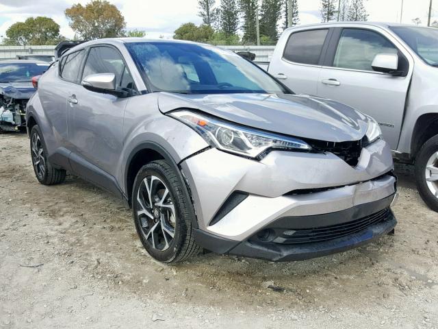 NMTKHMBX8JR043906 - 2018 TOYOTA C-HR XLE GRAY photo 1