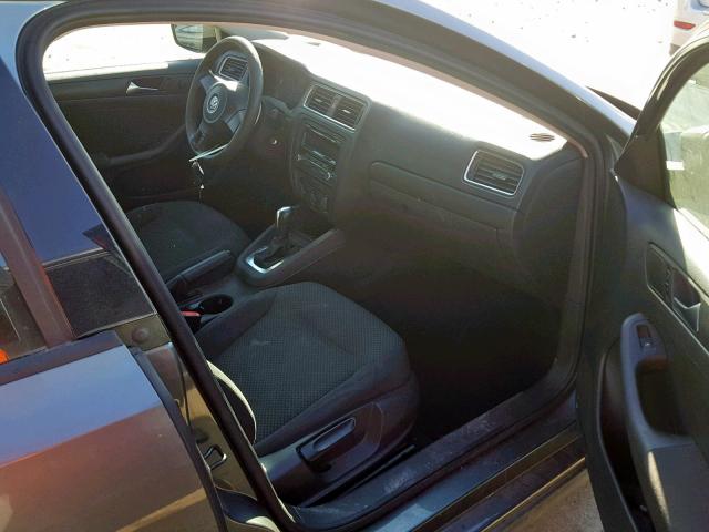 3VW2K7AJ6CM354218 - 2012 VOLKSWAGEN JETTA BASE Մոխրագույն լուսանկար 5