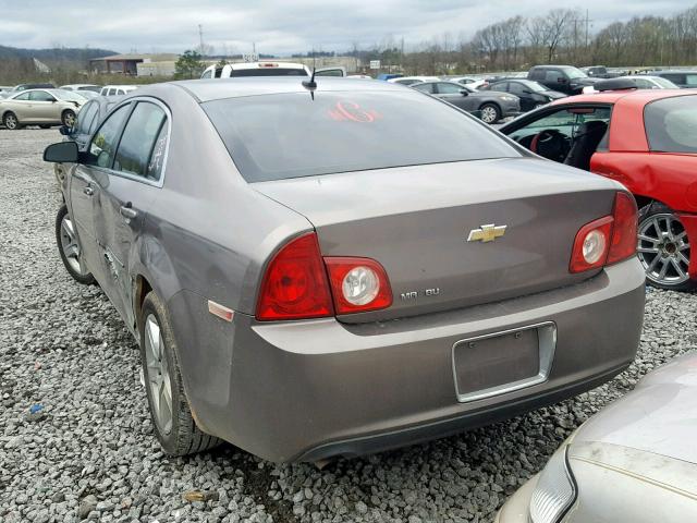 1G1ZB5EB0A4123373 - 2010 CHEVROLET MALIBU LS BROWN photo 3
