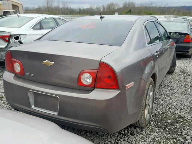 1G1ZB5EB0A4123373 - 2010 CHEVROLET MALIBU LS BROWN photo 4