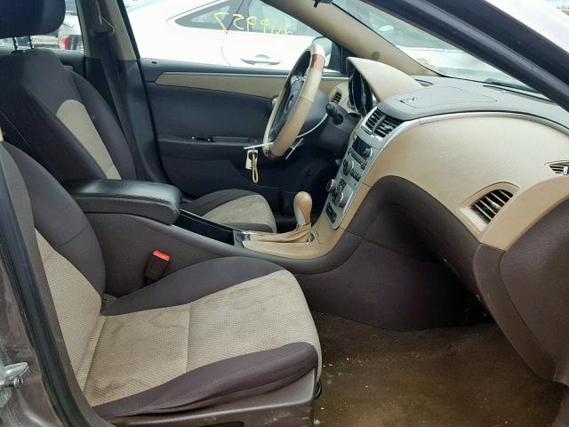 1G1ZB5EB0A4123373 - 2010 CHEVROLET MALIBU LS BROWN photo 5