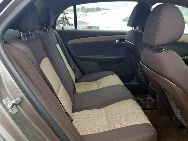 1G1ZB5EB0A4123373 - 2010 CHEVROLET MALIBU LS BROWN photo 6