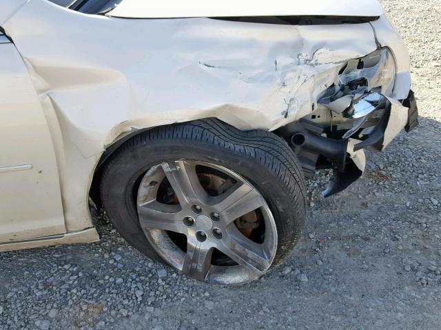 1G1ZC5E05CF301488 - 2012 CHEVROLET MALIBU 1LT WHITE photo 9