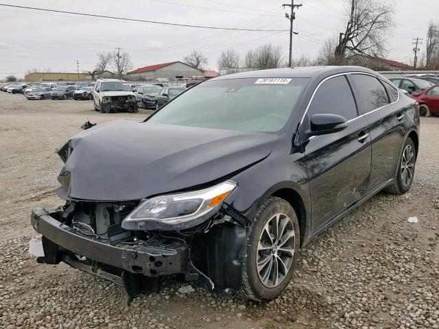 4T1BK1EB8HU253795 - 2017 TOYOTA AVALON XLE BLACK photo 2