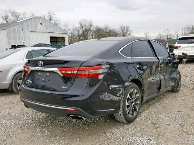 4T1BK1EB8HU253795 - 2017 TOYOTA AVALON XLE BLACK photo 4