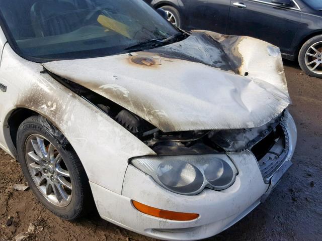 2C3AE66G21H630083 - 2001 CHRYSLER 300M WHITE photo 9