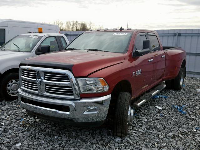 3C63RRHL7EG239108 - 2014 RAM 3500 SLT RED photo 2