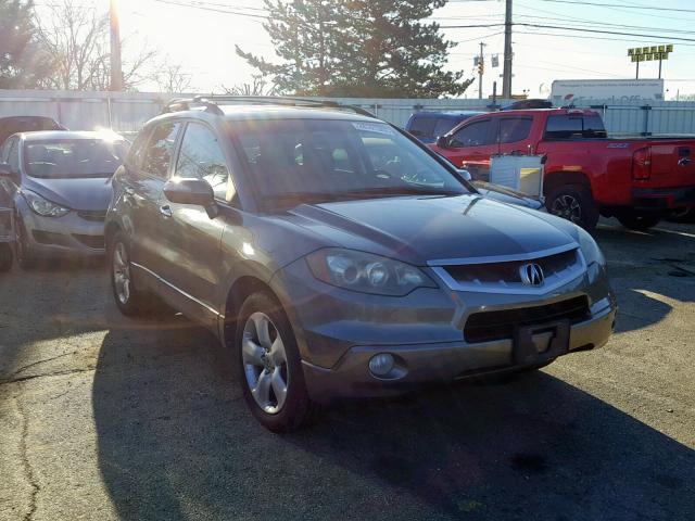 5J8TB18207A022377 - 2007 ACURA RDX GRAY photo 1