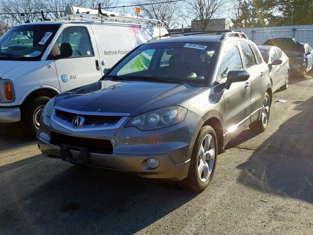 5J8TB18207A022377 - 2007 ACURA RDX GRAY photo 2