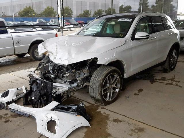 WDC0G4JB1GF078517 - 2016 MERCEDES-BENZ GLC 300 WHITE photo 2