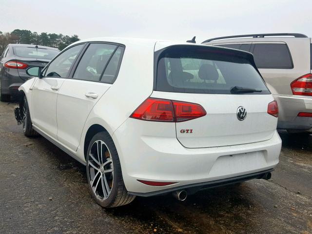 3VW547AU8HM022533 - 2017 VOLKSWAGEN GTI SPORT, WHITE - price history ...