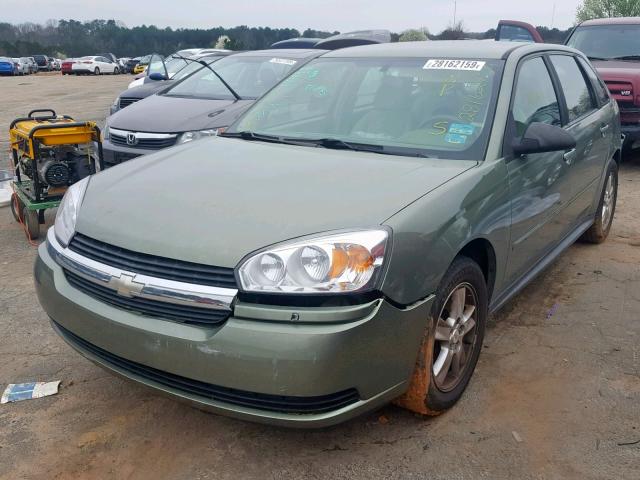 1G1ZT648X5F201144 - 2005 CHEVROLET MALIBU MAX GREEN photo 2