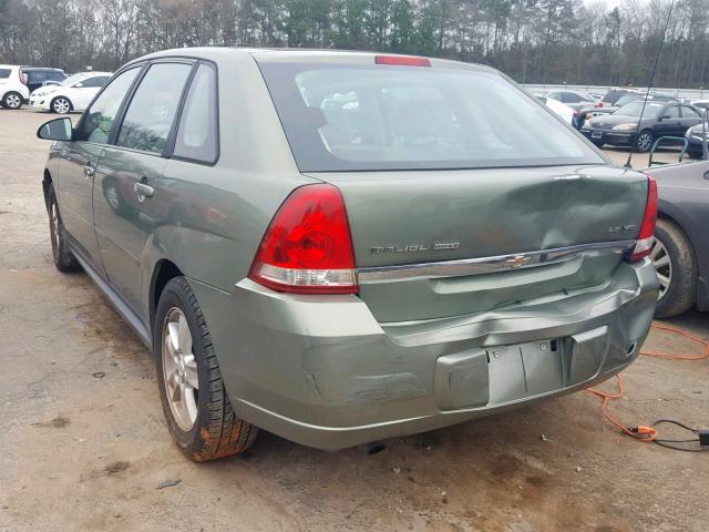1G1ZT648X5F201144 - 2005 CHEVROLET MALIBU MAX GREEN photo 3