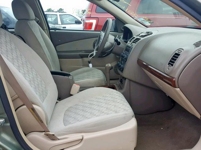 1G1ZT648X5F201144 - 2005 CHEVROLET MALIBU MAX GREEN photo 5