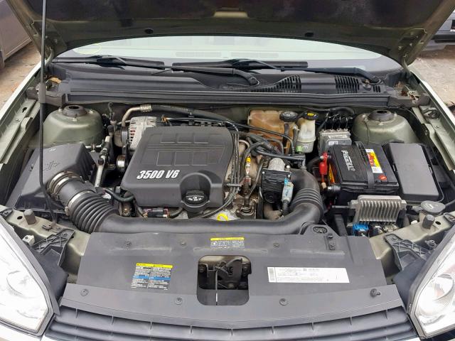 1G1ZT648X5F201144 - 2005 CHEVROLET MALIBU MAX GREEN photo 7