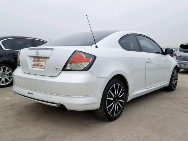 JTKDE177370211823 - 2007 TOYOTA SCION TC თეთრი ფოტო 4