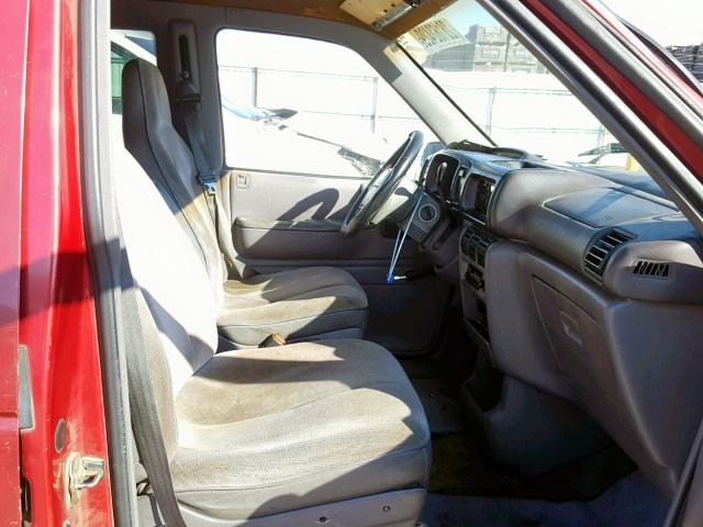 2P4GH2531SR143971 - 1995 PLYMOUTH VOYAGER BURGUNDY photo 5