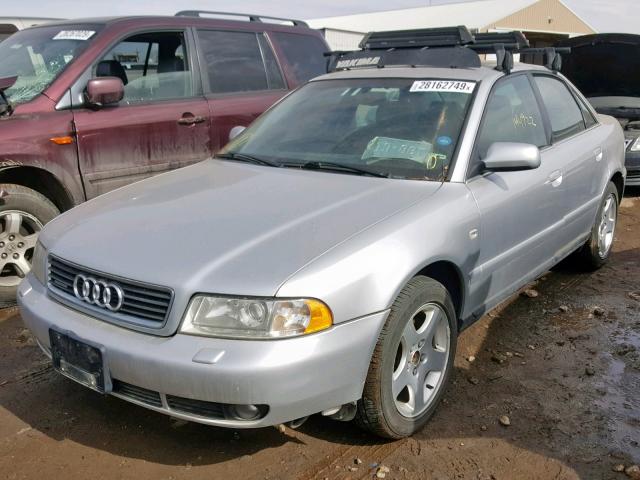 WAUDH68DX1A048716 - 2001 AUDI A4 2.8 QUA SILVER photo 2