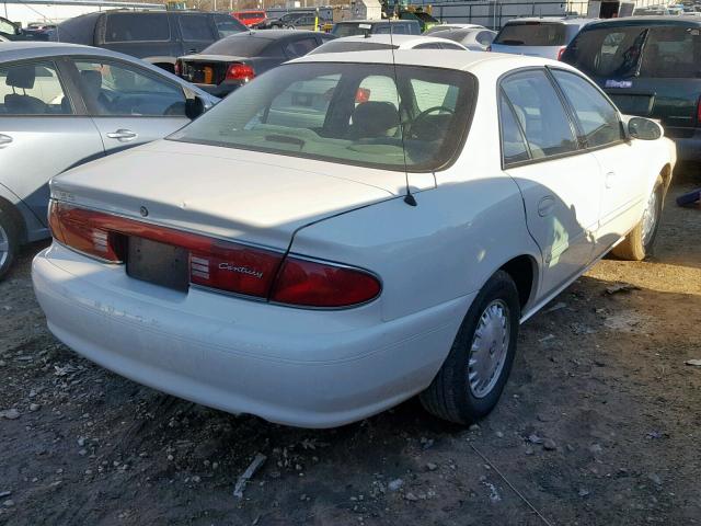 2G4WS52J841233959 - 2004 BUICK CENTURY CU WHITE photo 4