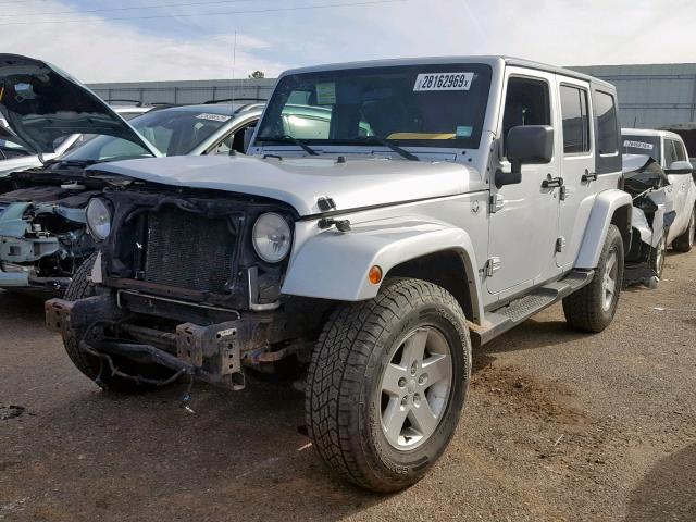 1J4GA59167L145650 - 2007 JEEP WRANGLER S SILVER photo 2