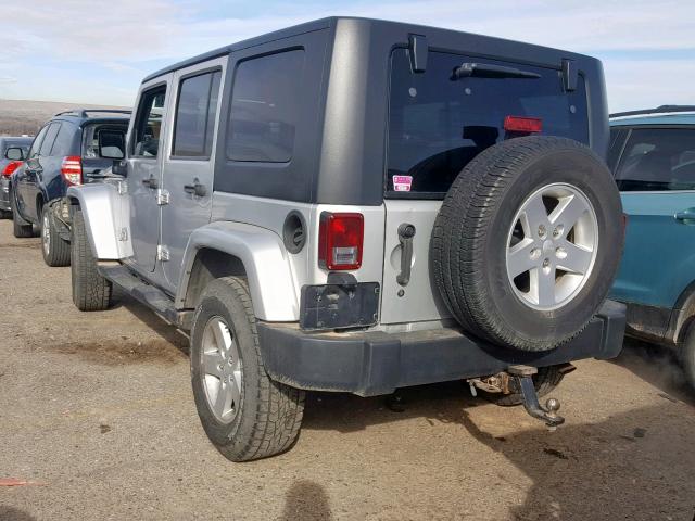 1J4GA59167L145650 - 2007 JEEP WRANGLER S SILVER photo 3