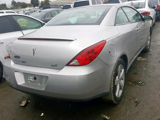 1G2ZH35N074125951 - 2007 PONTIAC G6 GT GRAY photo 4