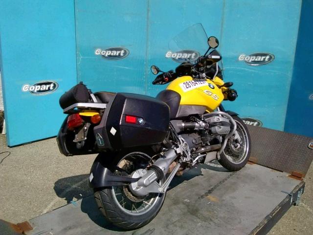 WB10495A03ZE54811 - 2003 BMW R1150 GS YELLOW photo 4