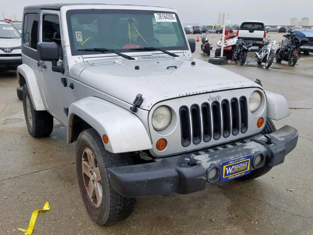 1J4FA54117L116317 - 2007 JEEP WRANGLER S SILVER photo 1