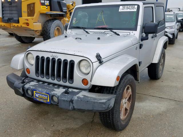 1J4FA54117L116317 - 2007 JEEP WRANGLER S SILVER photo 2