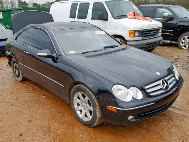 WDBTJ65J44F089720 - 2004 MERCEDES-BENZ CLK 320C BLACK photo 1