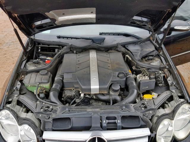 WDBTJ65J44F089720 - 2004 MERCEDES-BENZ CLK 320C BLACK photo 7