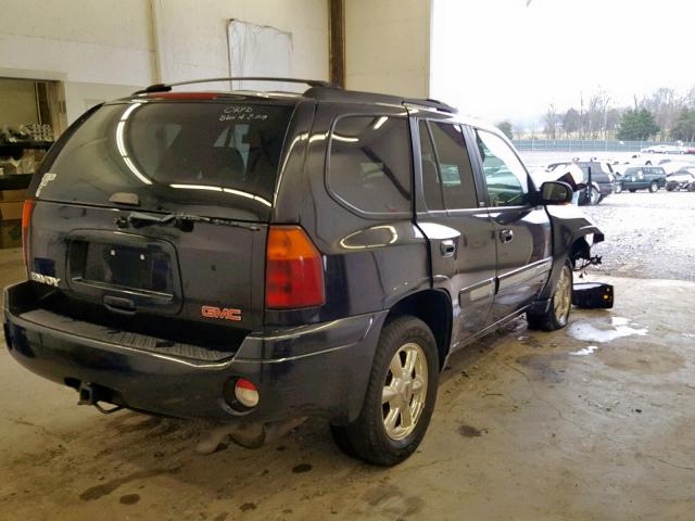 1GKDT13S122142011 - 2002 GMC ENVOY BLACK photo 4