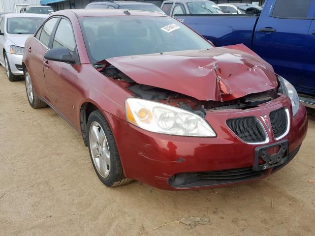 1G2ZH57NX84125627 - 2008 PONTIAC G6 GT MAROON photo 1