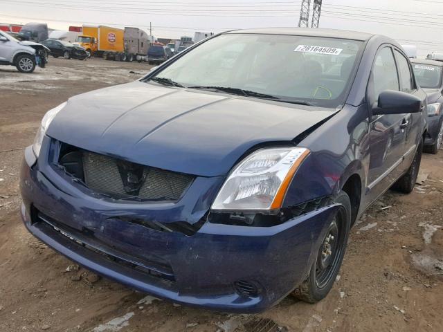 3N1AB6AP0CL751512 - 2012 NISSAN SENTRA 2.0 BLUE photo 2