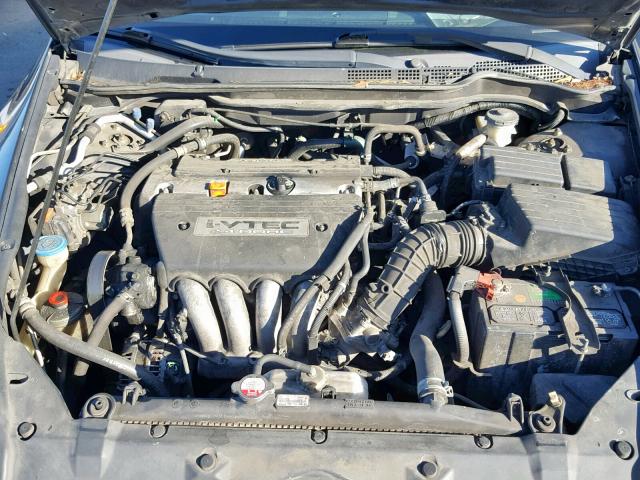 1HGCM56176A063874 - 2006 HONDA ACCORD VAL BLUE photo 7