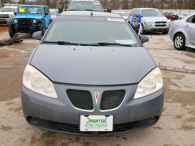 1G2ZH57N494113393 - 2009 PONTIAC G6 GT GRAY photo 10