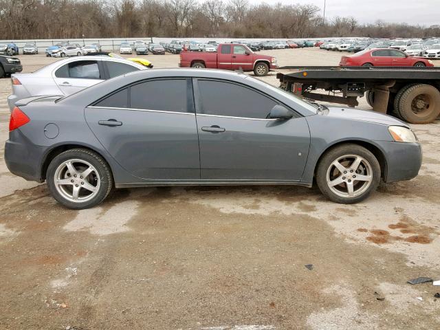 1G2ZH57N494113393 - 2009 PONTIAC G6 GT GRAY photo 9