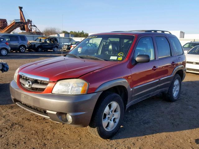 4F2CZ961X4KM18762 - 2004 MAZDA TRIBUTE ES 红色 照片 2