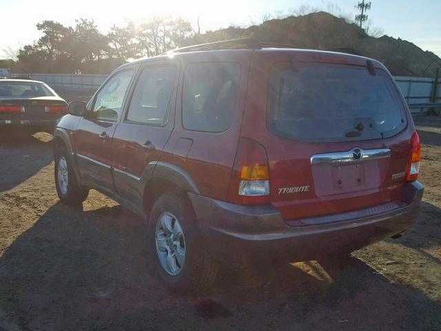 4F2CZ961X4KM18762 - 2004 MAZDA TRIBUTE ES 红色 照片 3