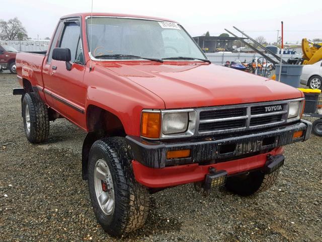 JT4RN67SXH5065696 - 1987 TOYOTA PICKUP XTR RED photo 1