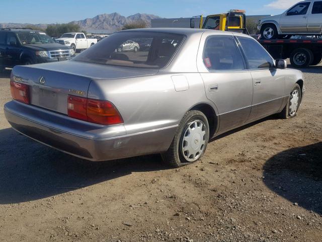 JT8BH22F9T0056505 - 1996 LEXUS LS 400 BROWN photo 4