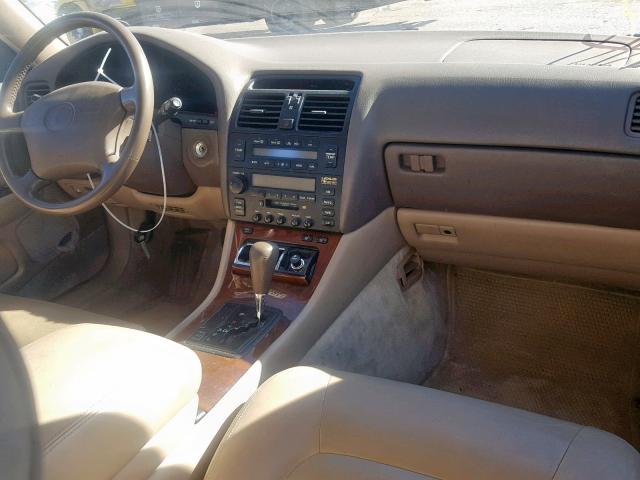 JT8BH22F9T0056505 - 1996 LEXUS LS 400 BROWN photo 9