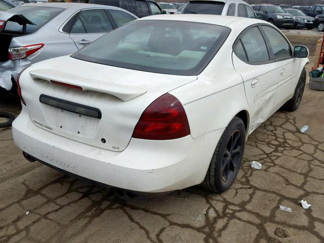2G2WP522641291524 - 2004 PONTIAC GRAND PRIX WHITE photo 4