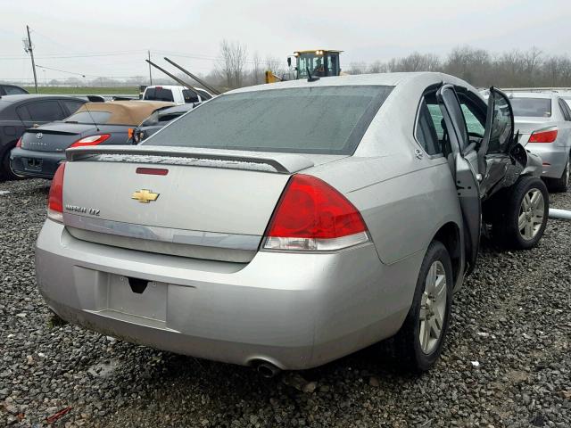 2G1WU581069192455 - 2006 CHEVROLET IMPALA LTZ SILVER photo 4