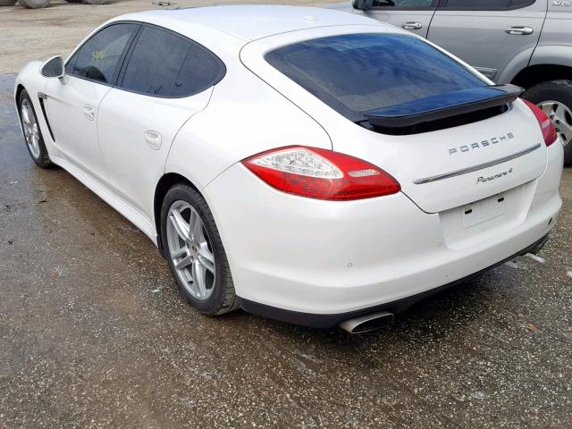 WP0AA2A73BL010922 - 2011 PORSCHE PANAMERA 2 WHITE photo 3