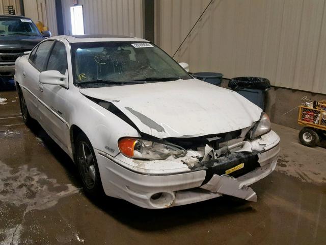 1G2NV52E21C161970 - 2001 PONTIAC GRAND AM G WHITE photo 1