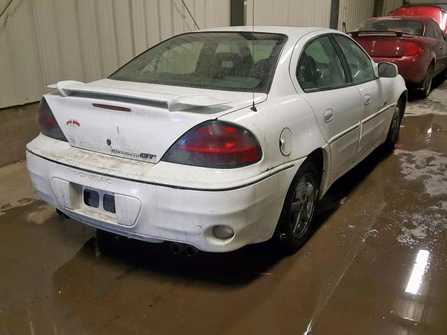 1G2NV52E21C161970 - 2001 PONTIAC GRAND AM G WHITE photo 4