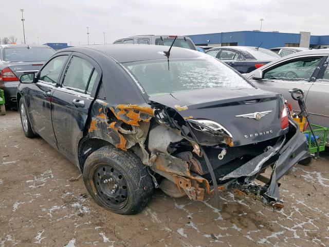 1C3LC46B49N547667 - 2009 CHRYSLER SEBRING LX BLACK photo 3