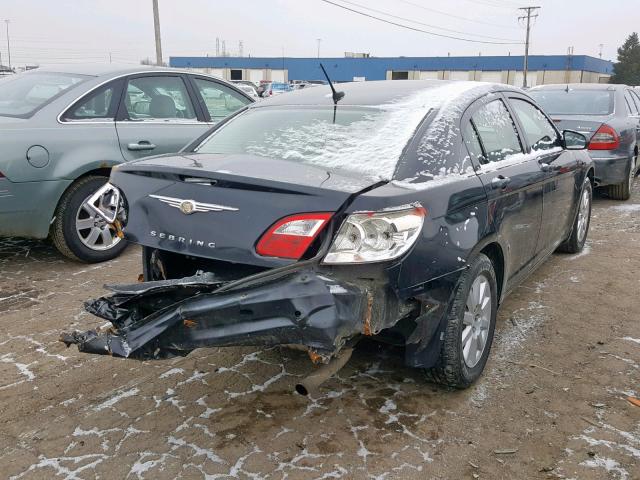 1C3LC46B49N547667 - 2009 CHRYSLER SEBRING LX BLACK photo 4