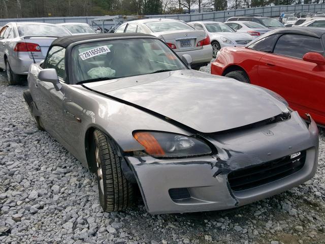 JHMAP11491T004425 - 2001 HONDA S2000 SILVER photo 1